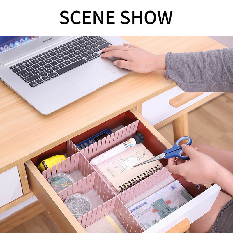 8PCS Adjustable Drawer Divider Organizer - Image 10