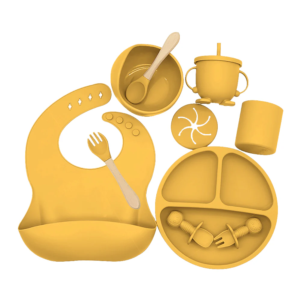 9PCS/Set Baby Silicone Tableware - Image 25