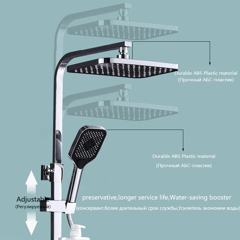 Brass Thermostatic Digital Display Shower - Image 26