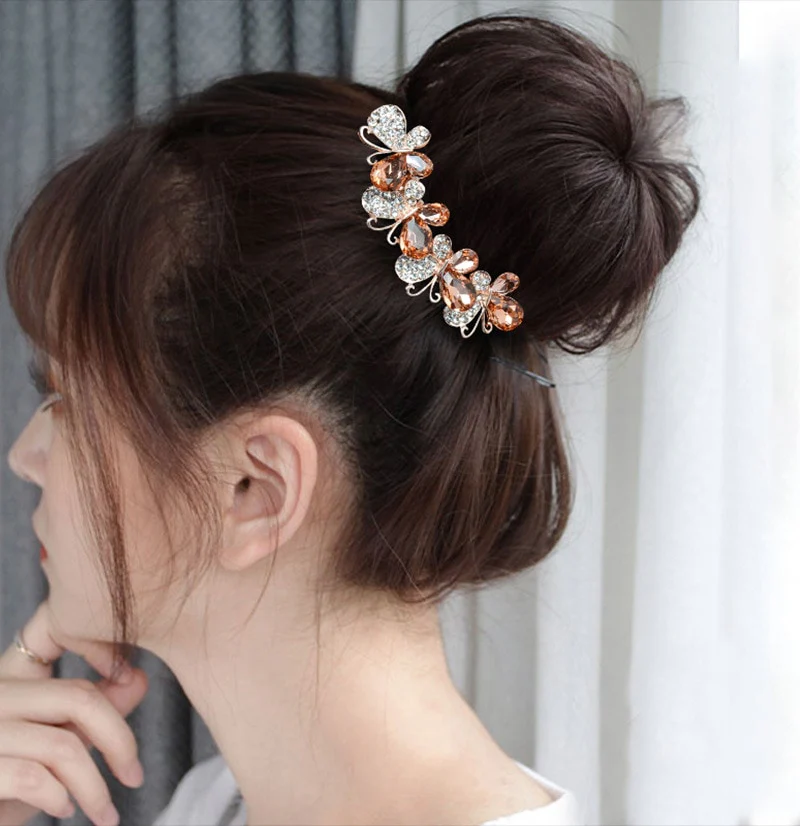 Crystal Butterfly Hair Pin - Image 7