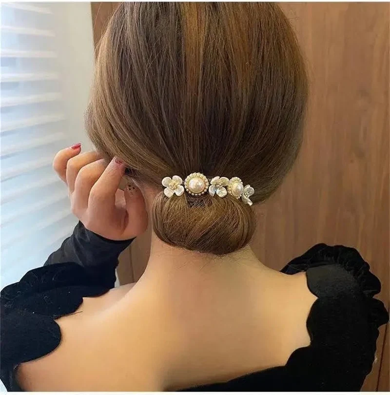 Flower Pearl Bun Maker Stick - Image 5