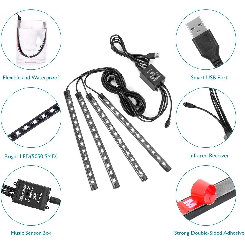 Remote Control App Music LED Light Set - Image 24