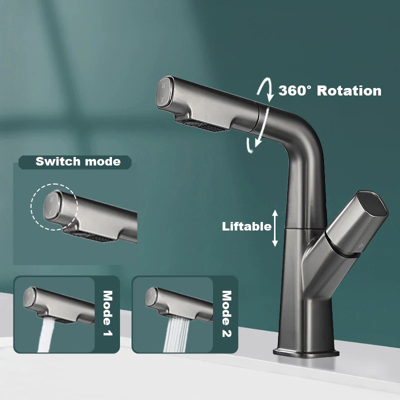 Smart Pull Out Sink Faucet - Image 12