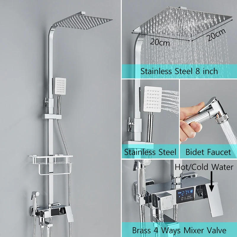 Thermostatic Digital Display Shower - Image 17